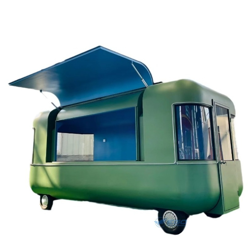 Coffee Van Equipment - Hochwertige mobile Imbisswagen, komplett ausgestatteter rosafarbener