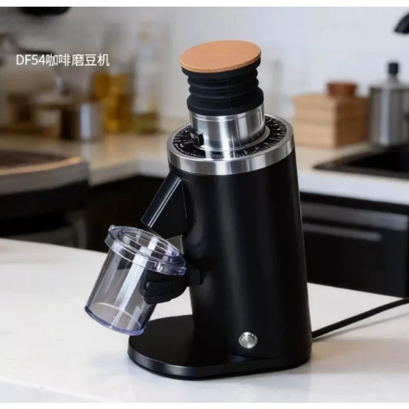 Coffee Grinder Burr Flat - DF54 Elektrische Kaffeebohnenmühle mit Flachmahlwerk, Einzeldosis,