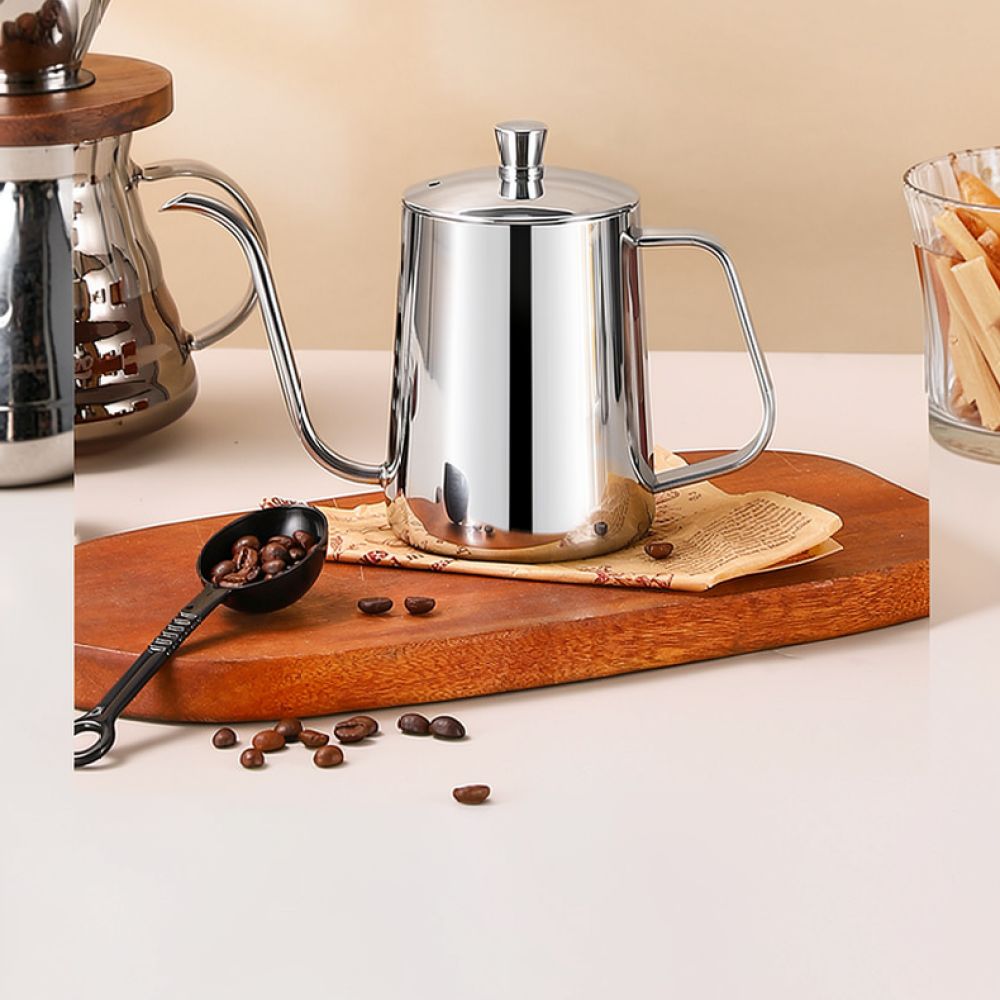 Edelstahl-Kaffeekanne mit Schw – Coffee Equipment Pour Over Bewertung und Preis