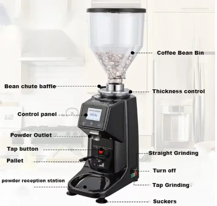 Kommerzielle Automatische 60mm – Coffee Grinder Burr Flat Bewertung und Preis