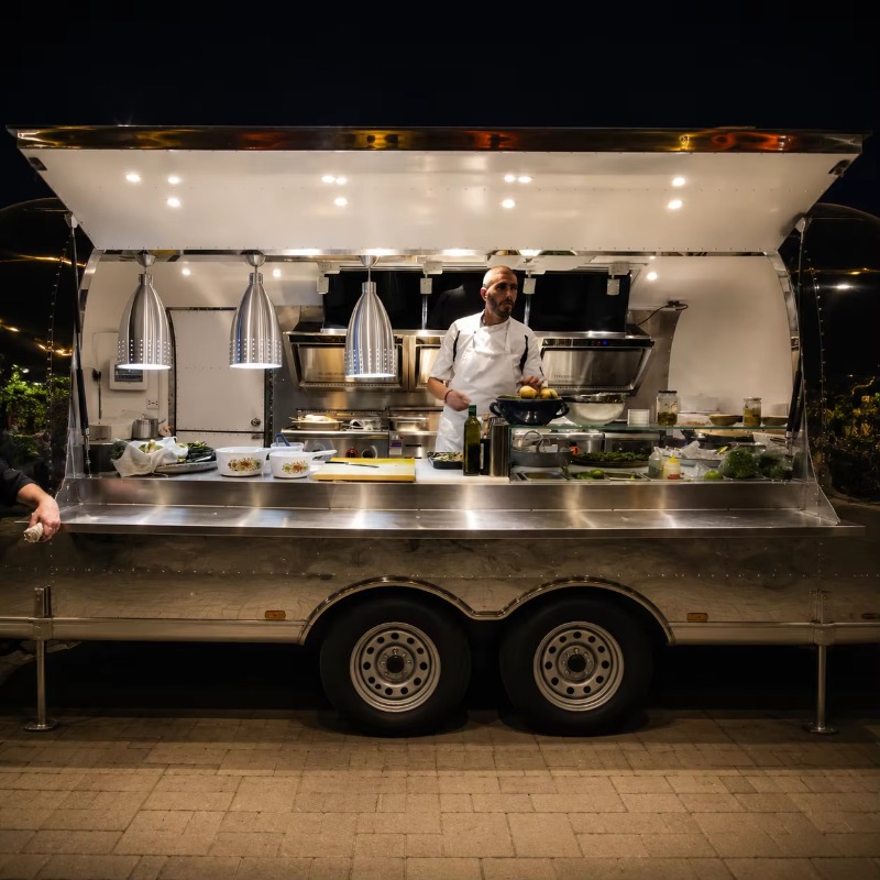Food Truck Kaffee-Anhänger Str – Coffee Van Equipment Bewertung und Preis